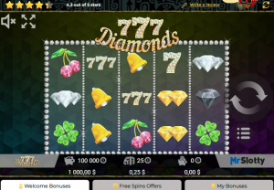 777 Diamonds slot